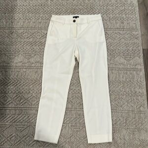 White slim pant